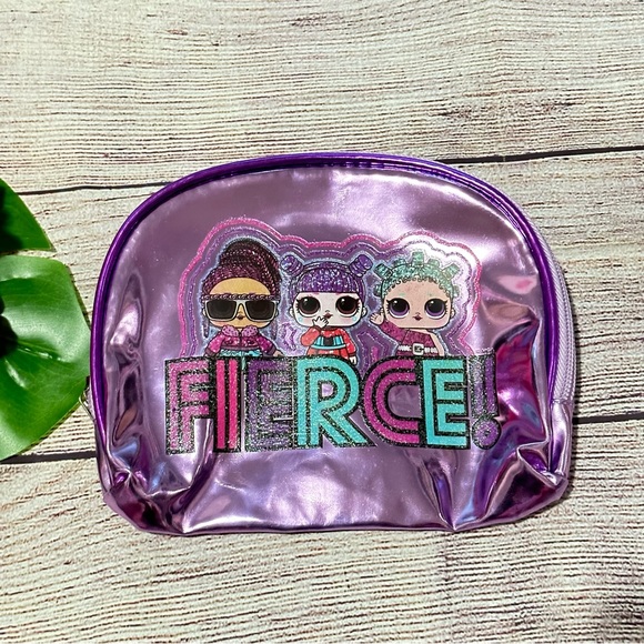 3 Piece Pouch Make-up Bag Coin Purse Set Travel LOL Surprise NEW - Picture 8 of 9